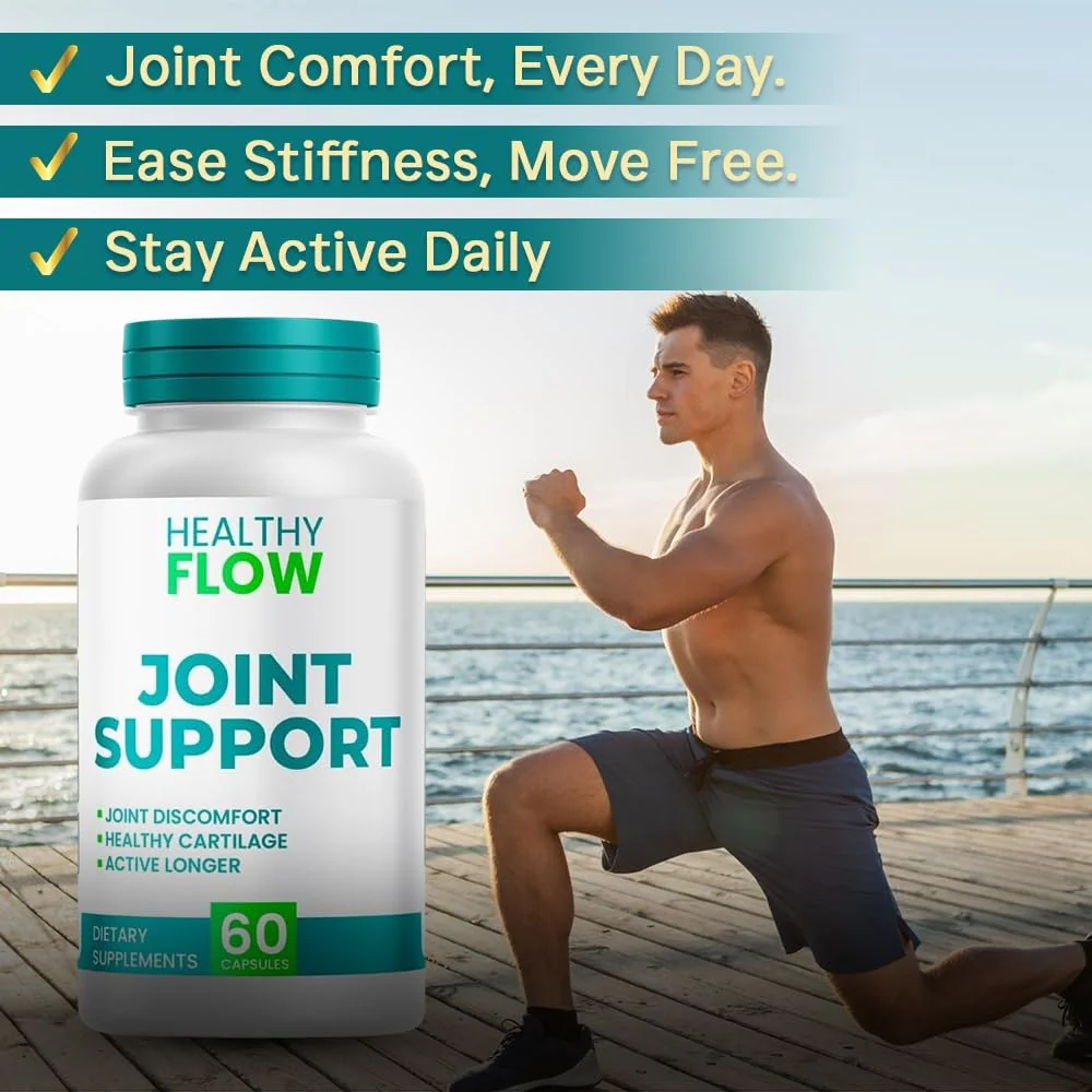 (1 Pack) Healthy Flow Joint Support Capsules - All Natural Advanced Supplement - Official Healthyflow Pills for Daily Lifestyle (60 Capsules) - Image 3
