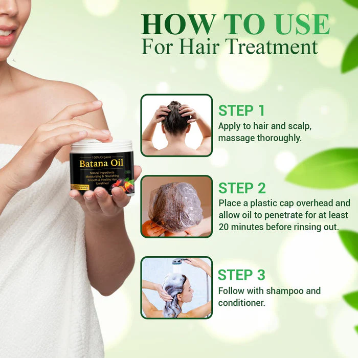 100% Natural Raw Batana Oil for Hair Growth, Dr. Sebi Hair Oil from Honduras, Prevent Hair Loss, Eliminates Split Ends for Men & Women - Image 8