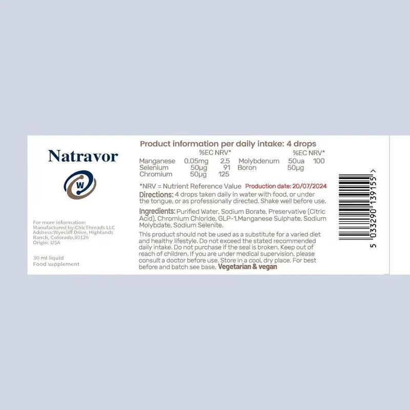 100% Vegetarian Vitamin B12 Drops with GLP-1 Support – 30ml Liquid Supplement - Image 2