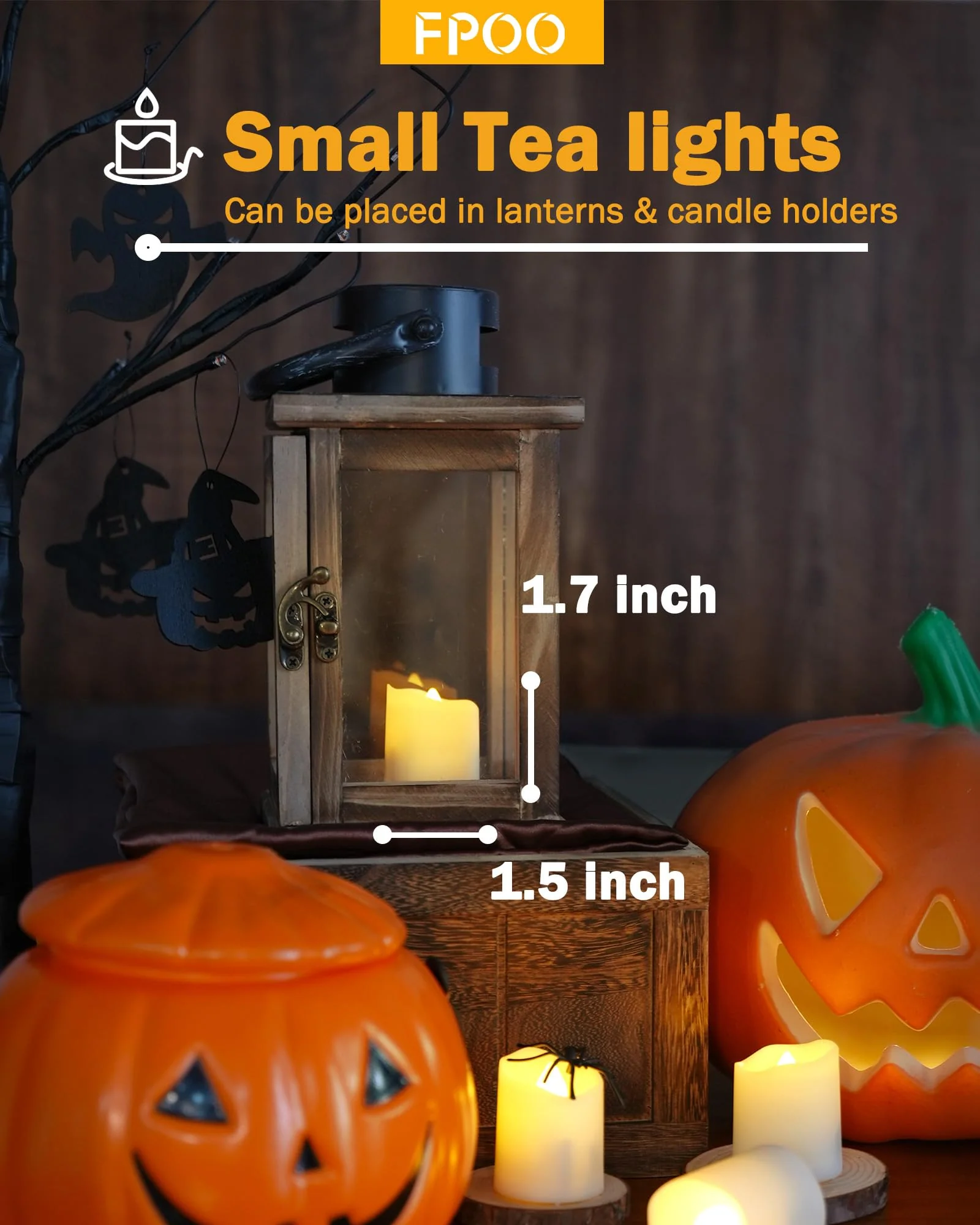 12 PCS Rechargeable Candles Flameless Tea Lights with Remote, USB LED Tealights with Timer Flickering Fake Candle, Votive Tea Light for Halloween, Holiday, Christmas, Party, Home Decorations - Image 7