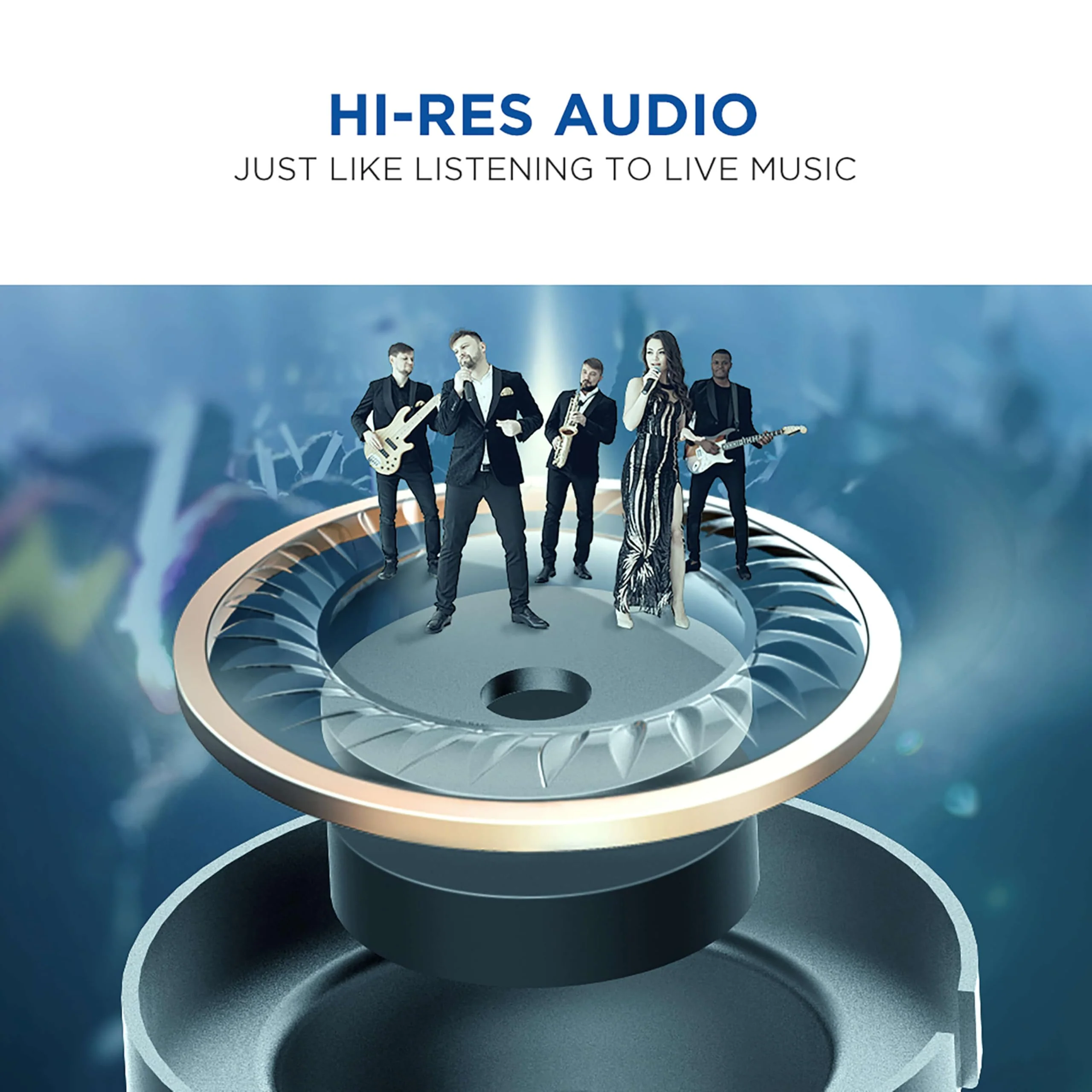 1MORE Triple Driver In-Ear Earphones Hi-Res Headphones with High Resolution, Bass Driven Sound, MEMS Mic, In-Line Remote, High Fidelity for Smartphones/PC/Tablet - Silver - Image 6