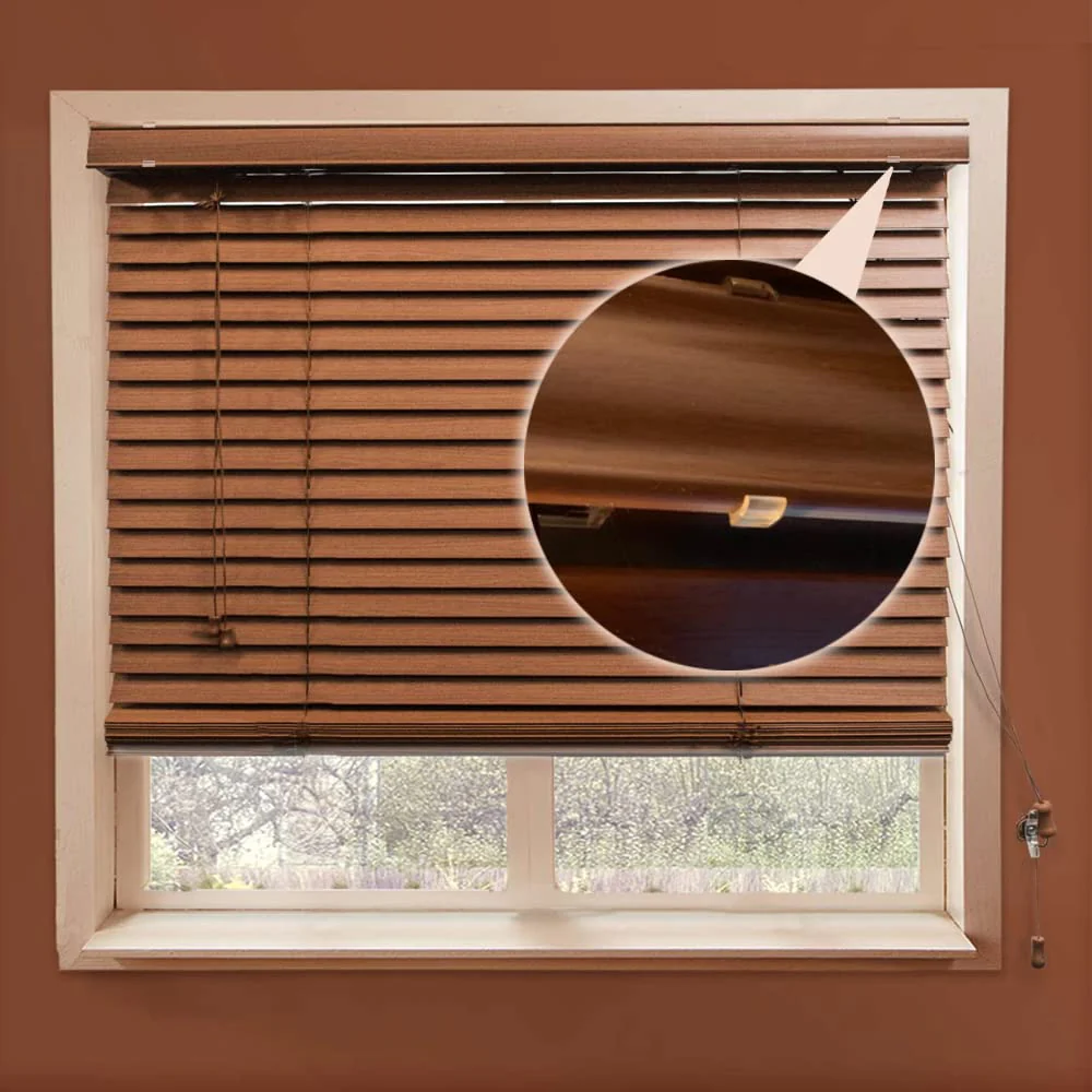 2.5 Inch Valance Clips, Clear Window Blind Clip for Horizontal Blinds, Fits 2.5 Inch Valance (6 PCS) - Image 2