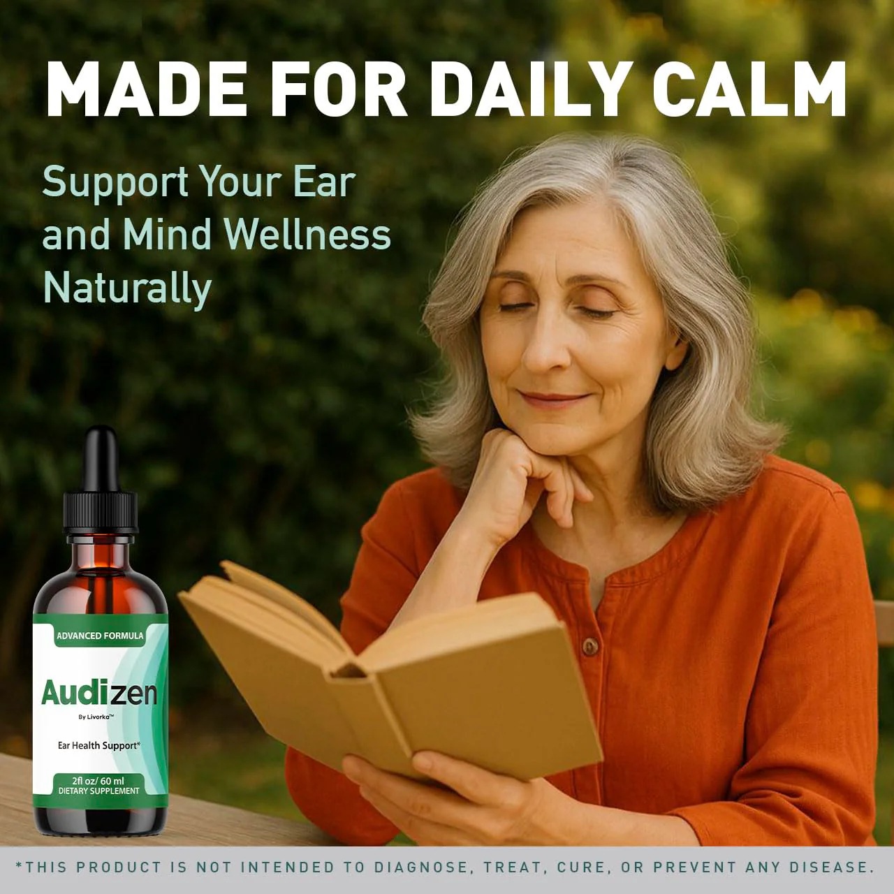(2 Pack) Audizen Ear Drops - Original Audizen Drops Advanced Ear Health Support Supplement Liquid Premium All Natural for Healthy Ringing Ear, Audi Zen Ear Balance Support, 2 Bottles for 2 Months - Image 7