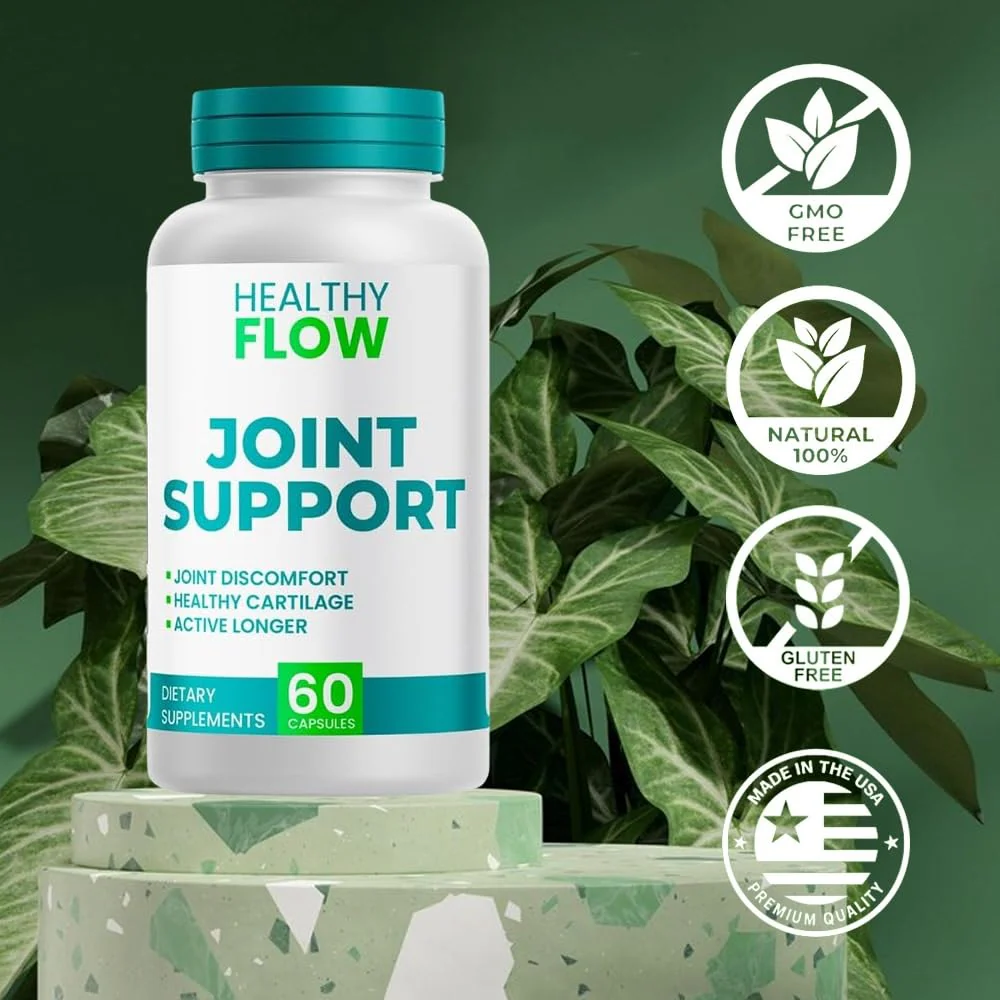 (2 Pack) Healthy Flow Joint Support Capsules - All Natural Advanced Supplement - Official Healthyflow Pills for Daily Lifestyle (120 Capsules) - Image 4