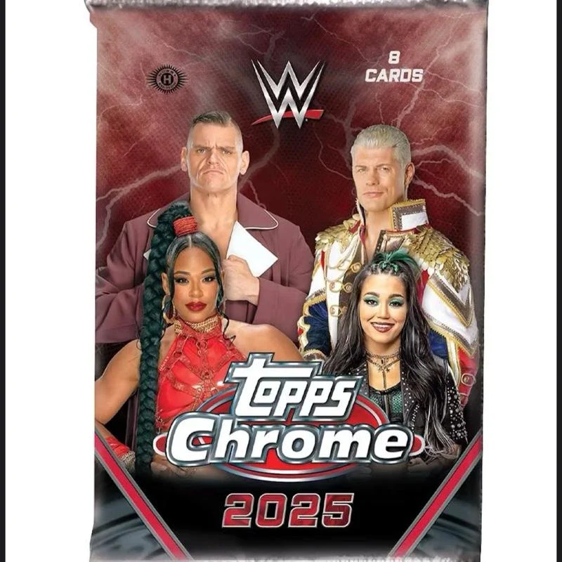 2 (TWO) PACKS- 2025 Topps Chrome WWE Wrestling Hobby Box - Specification: Default - Image 3