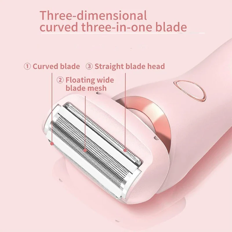 2024 Best Silk Glide Razor, Lady Shaver, Silk Glide Epilator Painless Hair Removal at Home, 2 in 1 Electric Shaver Razors for Women, for Sensitive Skin, Wet & Dry - Image 6