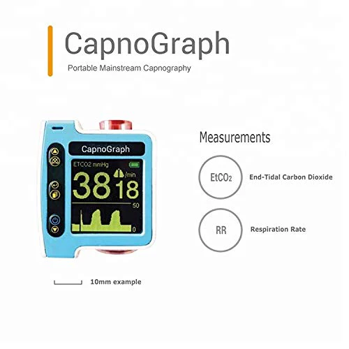 24 Hours Trend Palm Mini End Tidal CO2 Digital Monitor EtCO2/CO2 Monitor - Image 9