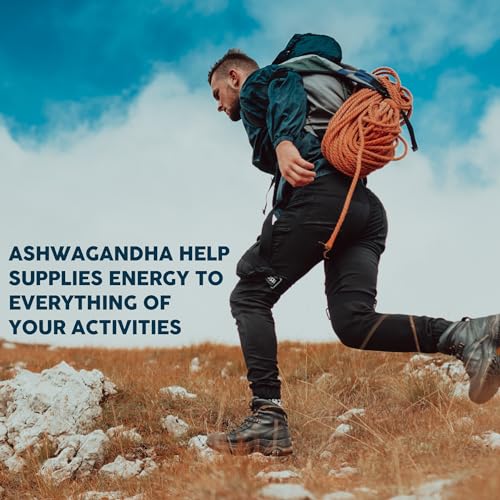 240 Capsules - 8 Month Supply - 7in1 Ashwagandha 8050mg - Combined with Fenugreek, Maca, Turmeric, Rhodiola, Ginger, and Black Pepper - Mood, Strength, Spirit and Energy Support Supplement - Image 4