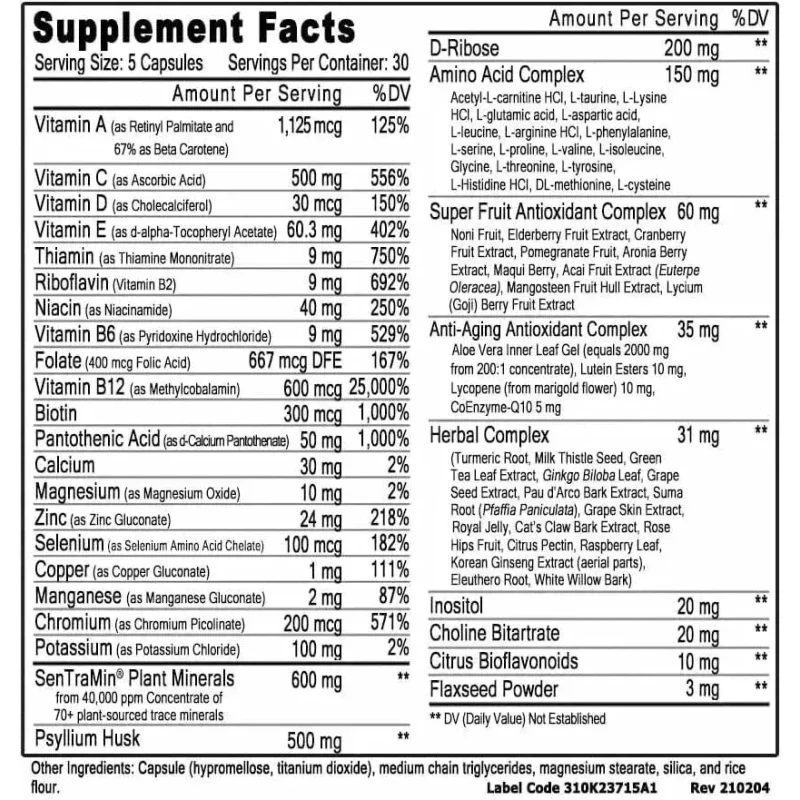2x IMMUNO 150 THE ULTIMATE IMMUNE BOOSTER, Multi Vitamin 300 Total CAPSULES 2026 - Image 3