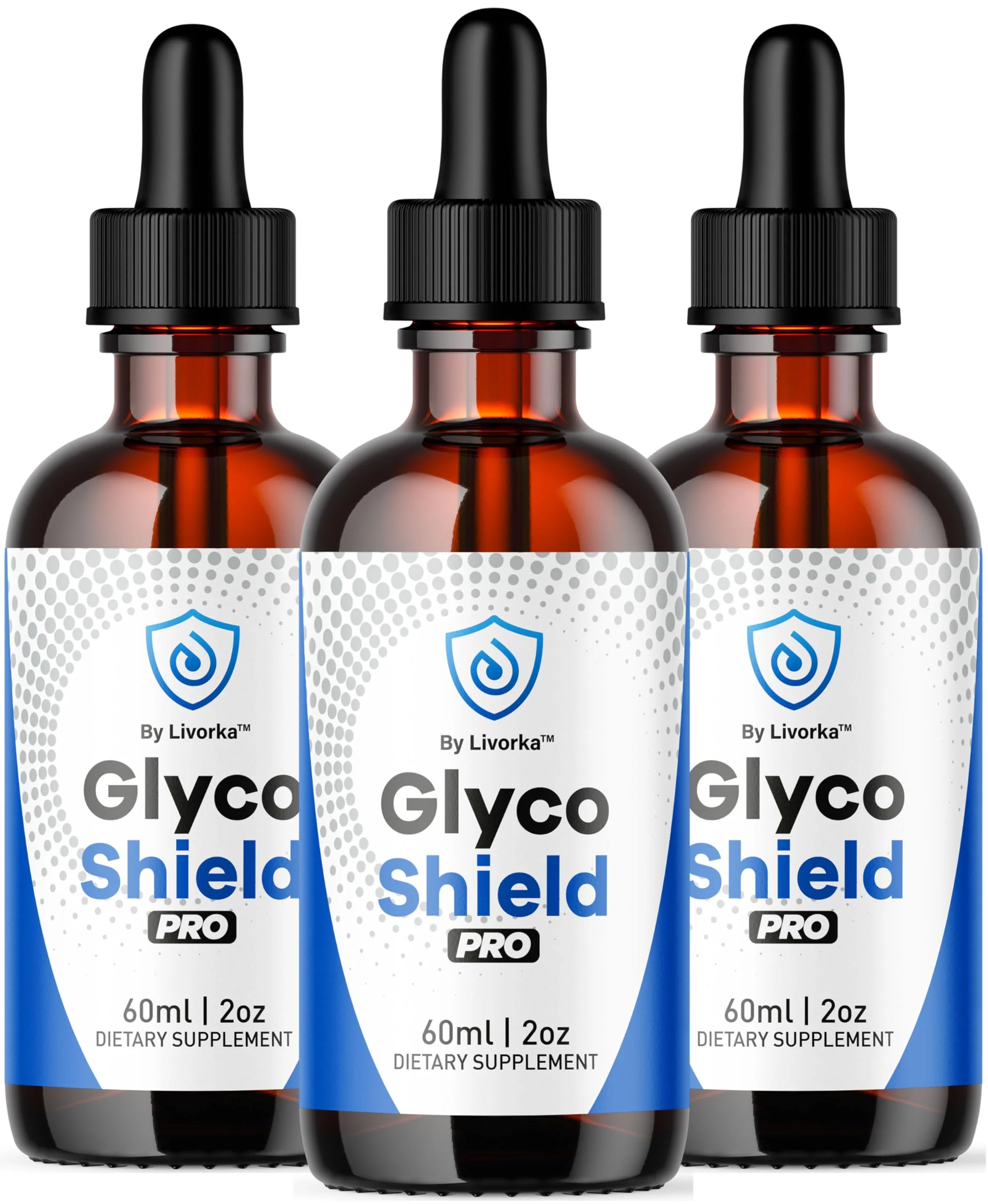 (3 Pack) Glyco Shield Drops - Official GlycoShield Pro Blood Formula Support Supplement Drops - Maximum Strength Original Natural to Overall Wellness and Support Health Reviews, 3 Bottles for 3 Months