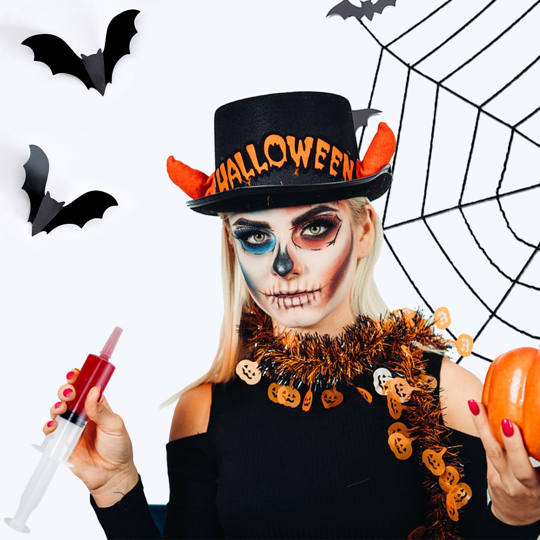 30 Pack Party Jello Shot Syringes - 2 oz Plastic Syringes for Jello Shots, Reusable for Halloween, Christmas, Thanksgiving Party Favors - Image 2