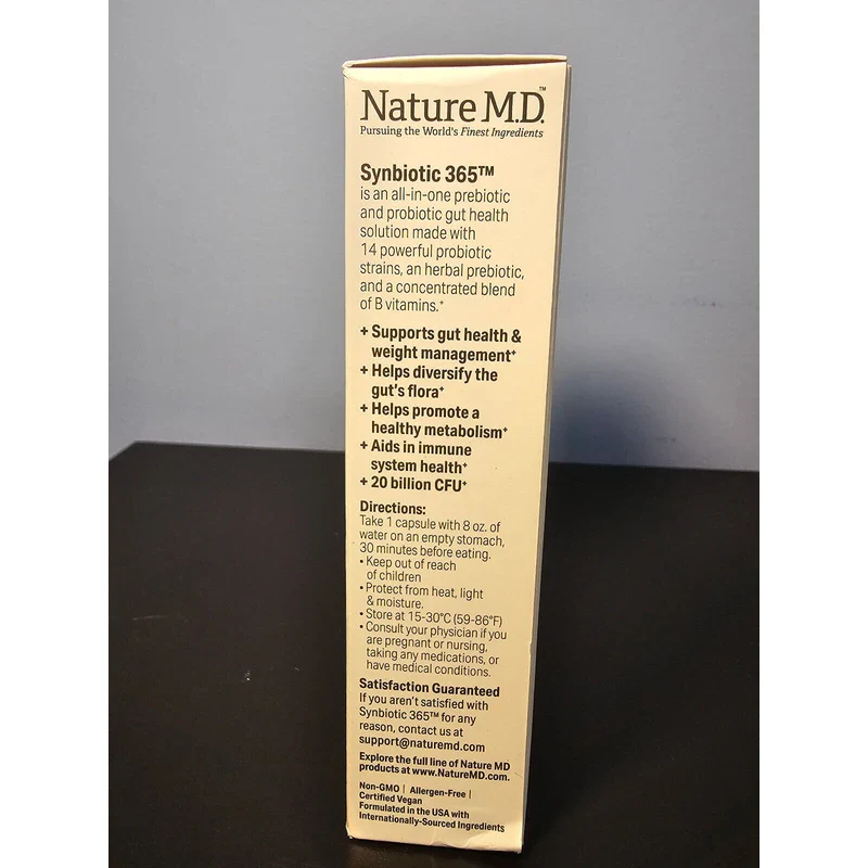 365 Nature MD Synbiotic 365 - 30 capsules - New! Exp 11/26 - Image 3