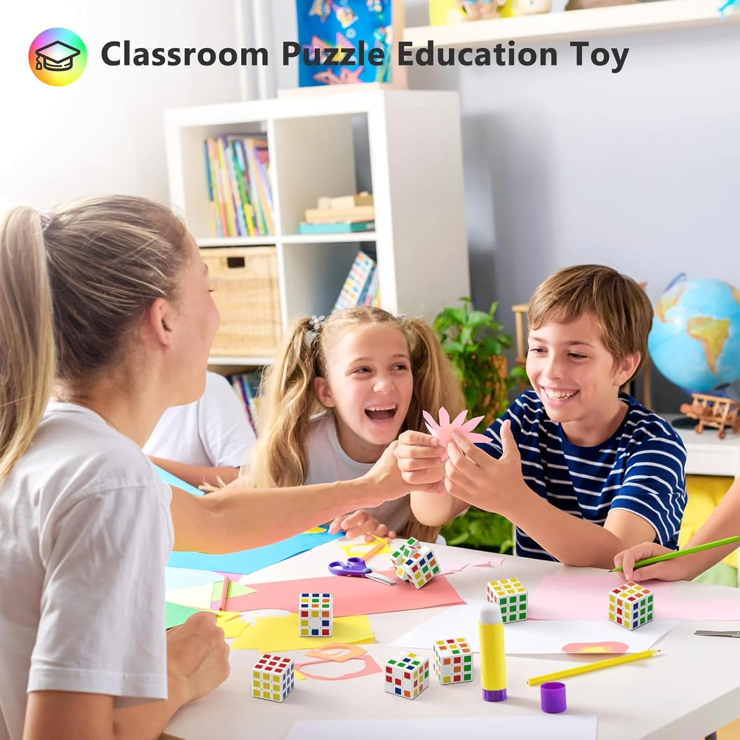 48 Pack Mini Cube Puzzle Party Favors for Kids, 1.18in 3x3 Magic Cube School Rewards & Classroom Prize for Students, Birthday Party Favors Easter Christmas Stocking Stuffers Gifts for Kids - Image 7