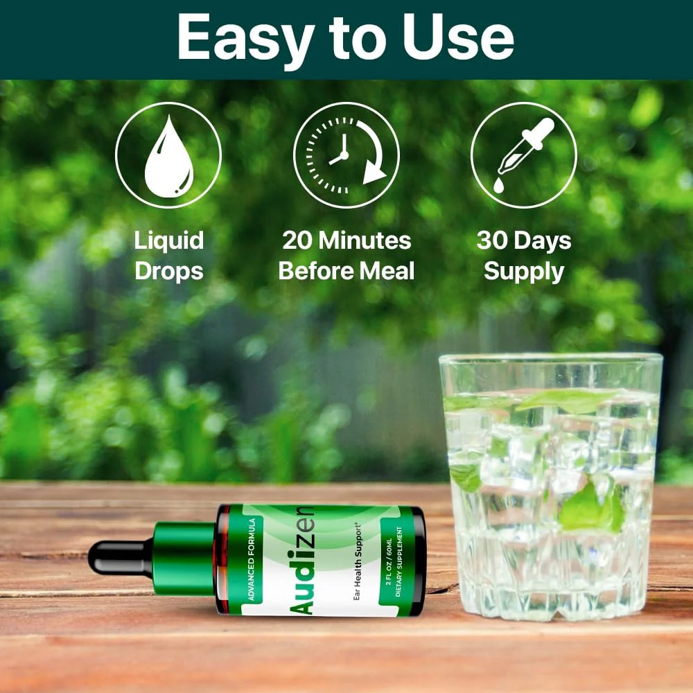 (5 Pack) Audizen liquid Droppers – Audizen Hearing & Ear Health Support Drops – Audizen Tinnitus Relief Premium Drops Formula for Overall Daily Wellness - Audi Zen Droppers Reviews (10 Oz/300ml) - Image 4