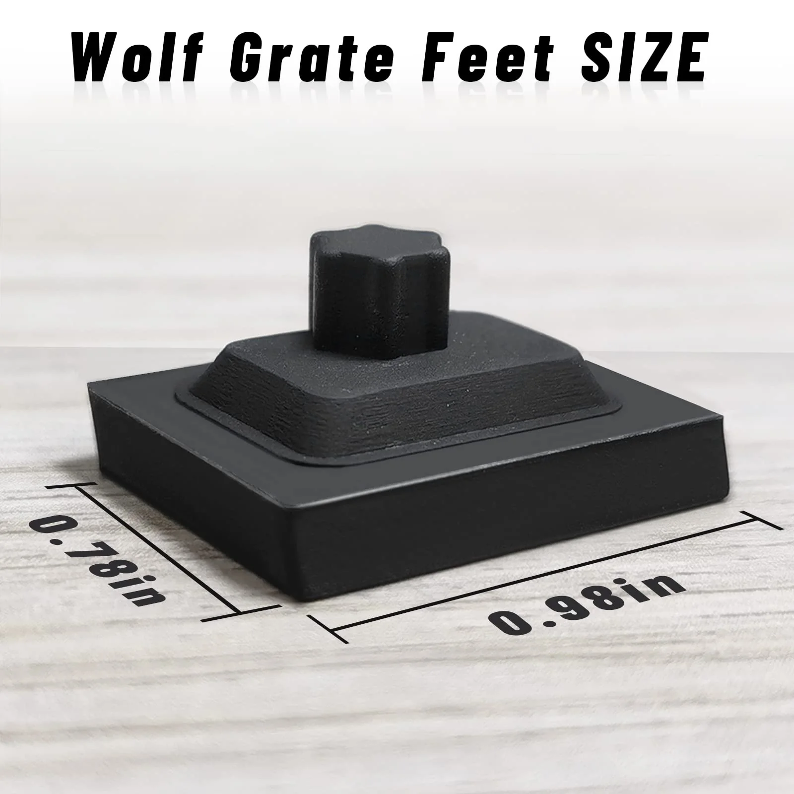 826885 Stove Grate Rubber Feet Replacement for Wolf CG Series Gas Cooktop Range Burner Grate Pad Rubber Support Bumpers Parts, Fit for Wolf Cooktop CG304T/S CG304P/S CG365P/S CG365T/S (6 Pack) - Image 4