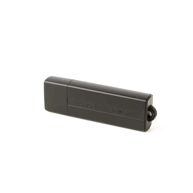 8GB USB Memory & Digital Voice Recorder MQ-U350 - BLACK (Date/Time Stamp Model)