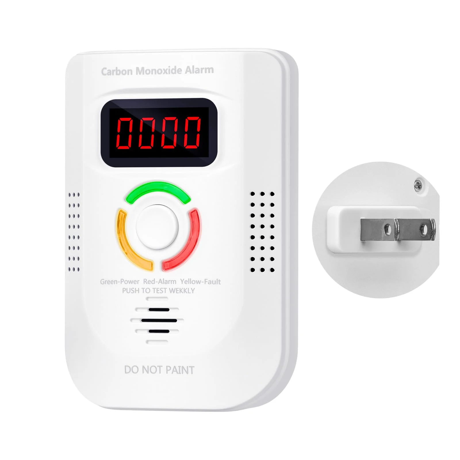 Advanced Detection Device with Alerts Systems Home Safe Carbon Monoxide Alarms ABS for Indoor Air Assurances Office Hotel Alarm - Image 8