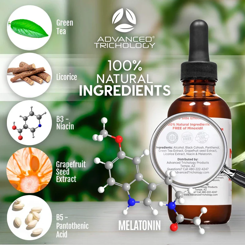 NutraM™ Hair Growth Serum – Dermatologist Tested, Approved* by American Hair Loss Association | Scalp DHT Blocker for Thinning Hair Men and Women, Backed by 20 Years of Hair Regrowth Clinic Experience - Image 3