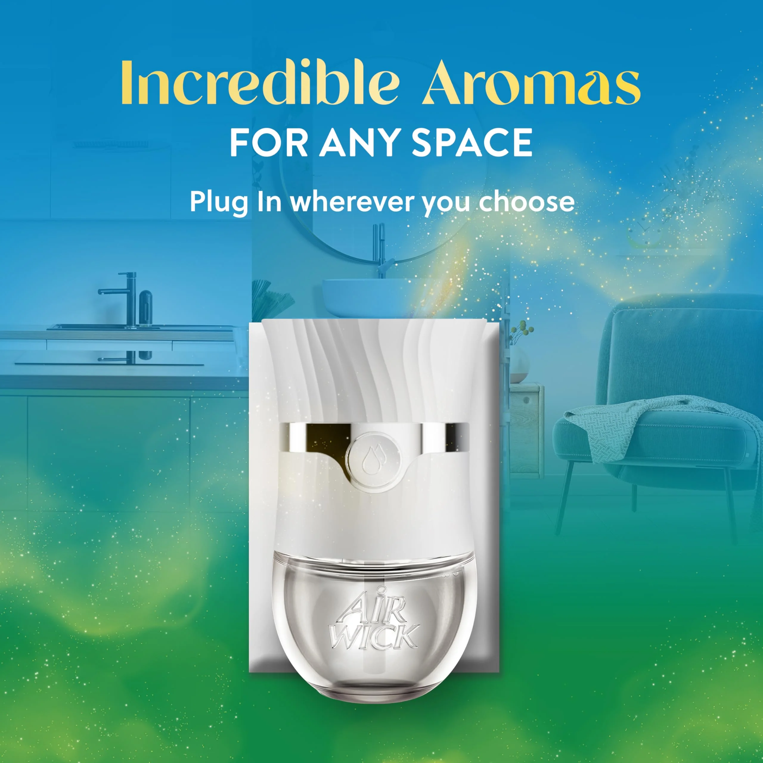 Air Wick Plug in Scented Oil Refill, 10ct, Fresh Linen, Air Freshener, Essential Oils, Eco Friendly Pack - Image 8