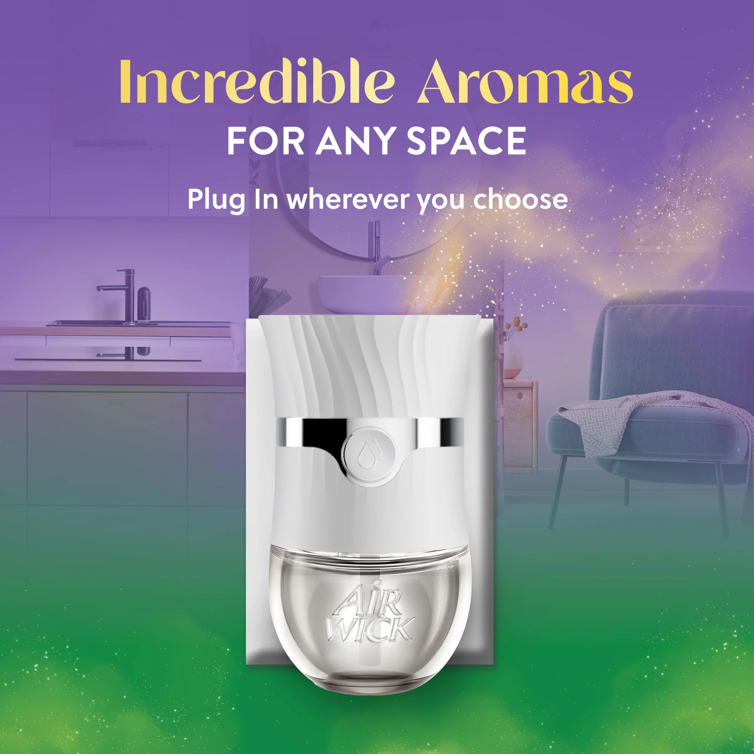 Air Wick Plug in Scented Oil Refill, 10ct, Lavender & Chamomile, Air Freshener, Essential Oils, Eco Friendly - Image 7