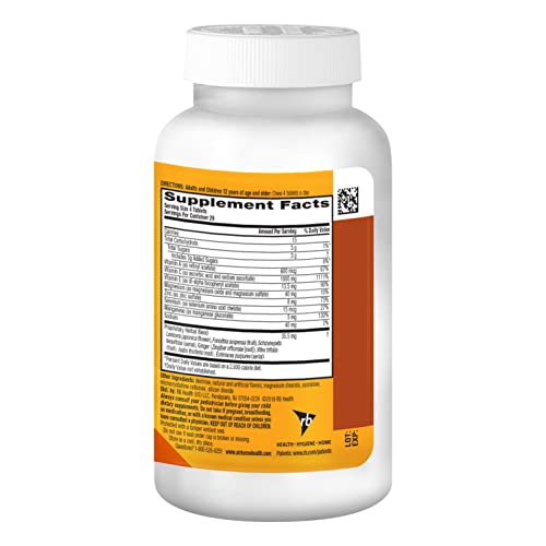 Airborne 1000mg Vitamin C Chewable Tablets with Zinc, Immune Support Supplement with Powerful Antioxidants Vitamins A C & E - (116 count bottle), Citrus Flavor, Gluten-Free - Image 4