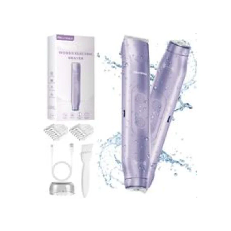 Akunbem Bikini Trimmer for Women, Electric Shaver and Razor Rechargeable 2-in-1 Body and Facial Epilator - Image 17