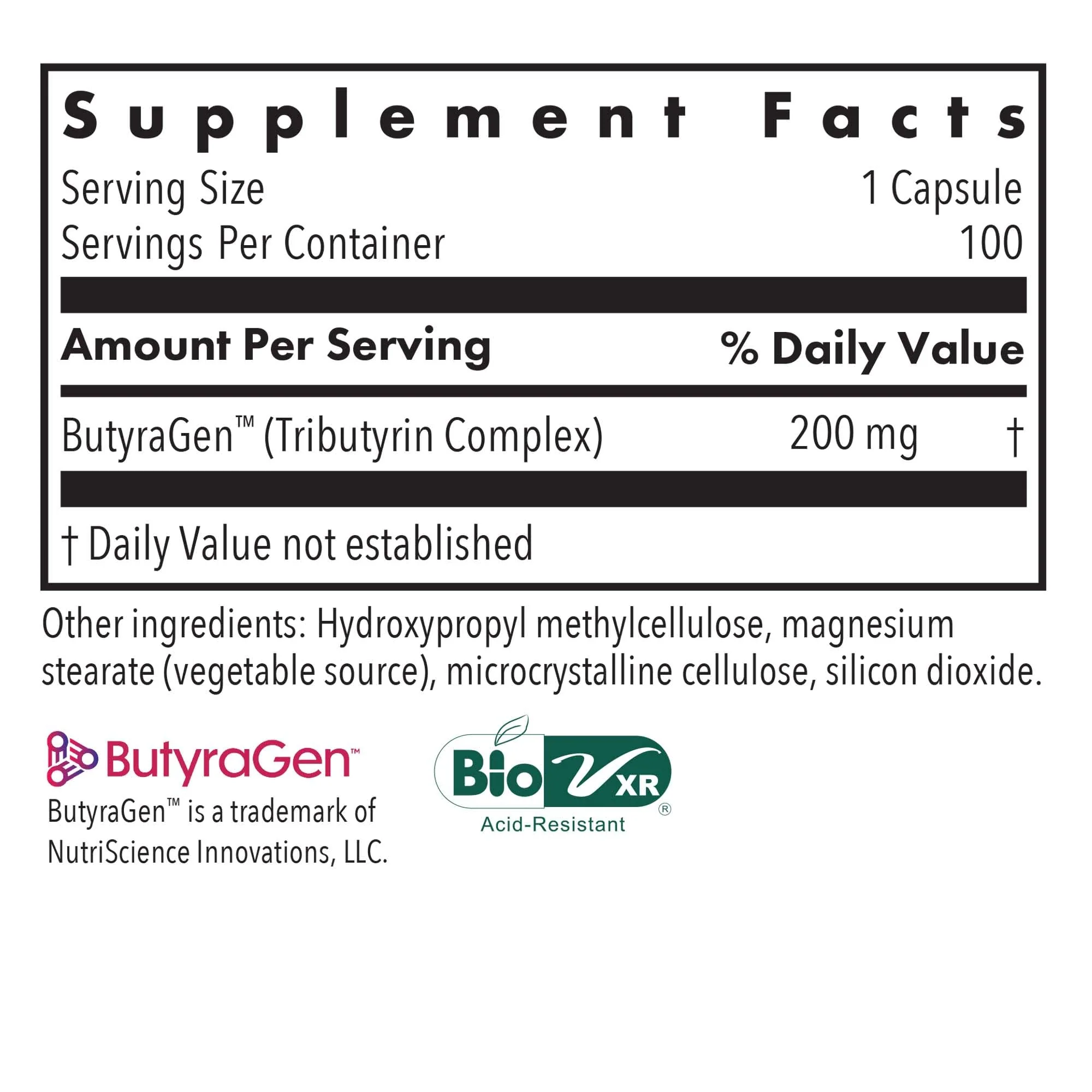 Allergy Research Group ButyrEn - Butyrate Gut Health Supplement for Women and Men, Colon and Digestive Support with Tributyrate Complex, Butyric Acid - 100 Delayed Release Vegetarian Capsules - Image 7