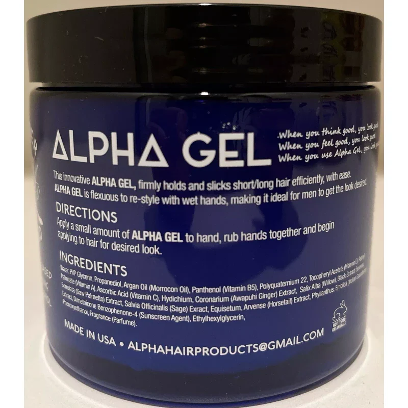 alpha hair gel Blue - Image 4