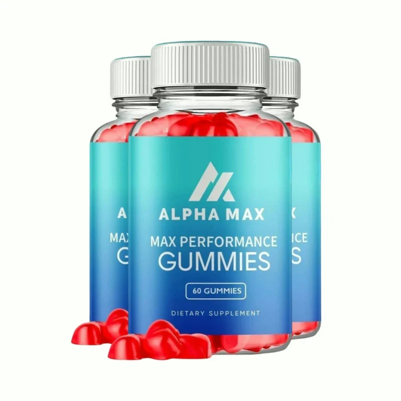AlphaMax 3-Pack Alpha Max Performance Gummies for Men, AlphaMax Gummies - 180 Gummies - Image 5