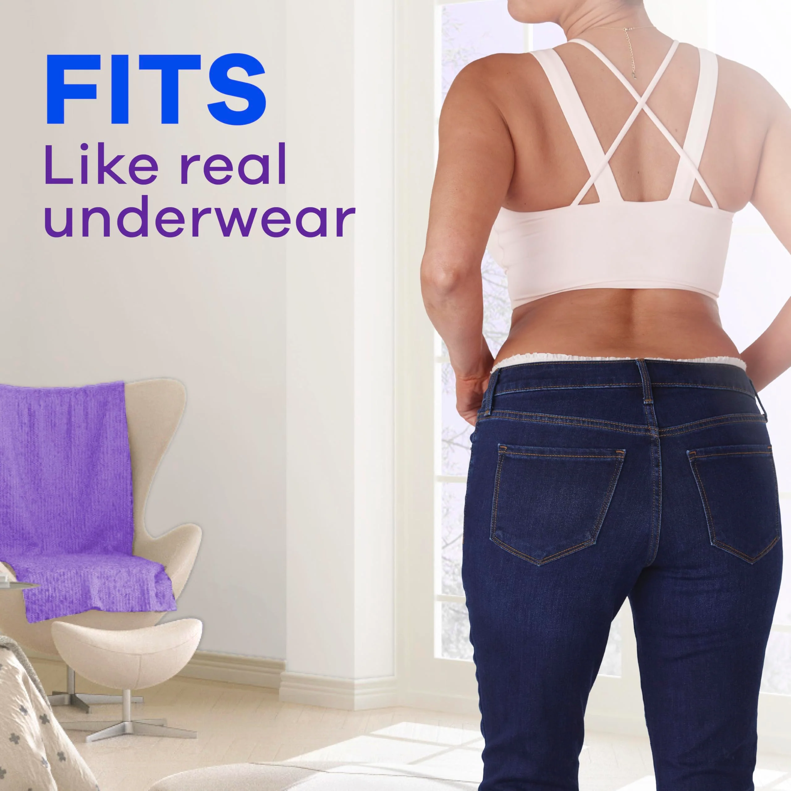 Always Discreet Adult Incontinence Underwear for Women and Postpartum Underwear, Extra Large, Up to 100% Bladder Leak Protection, 64 Count (2 Packs of 32) - Image 8