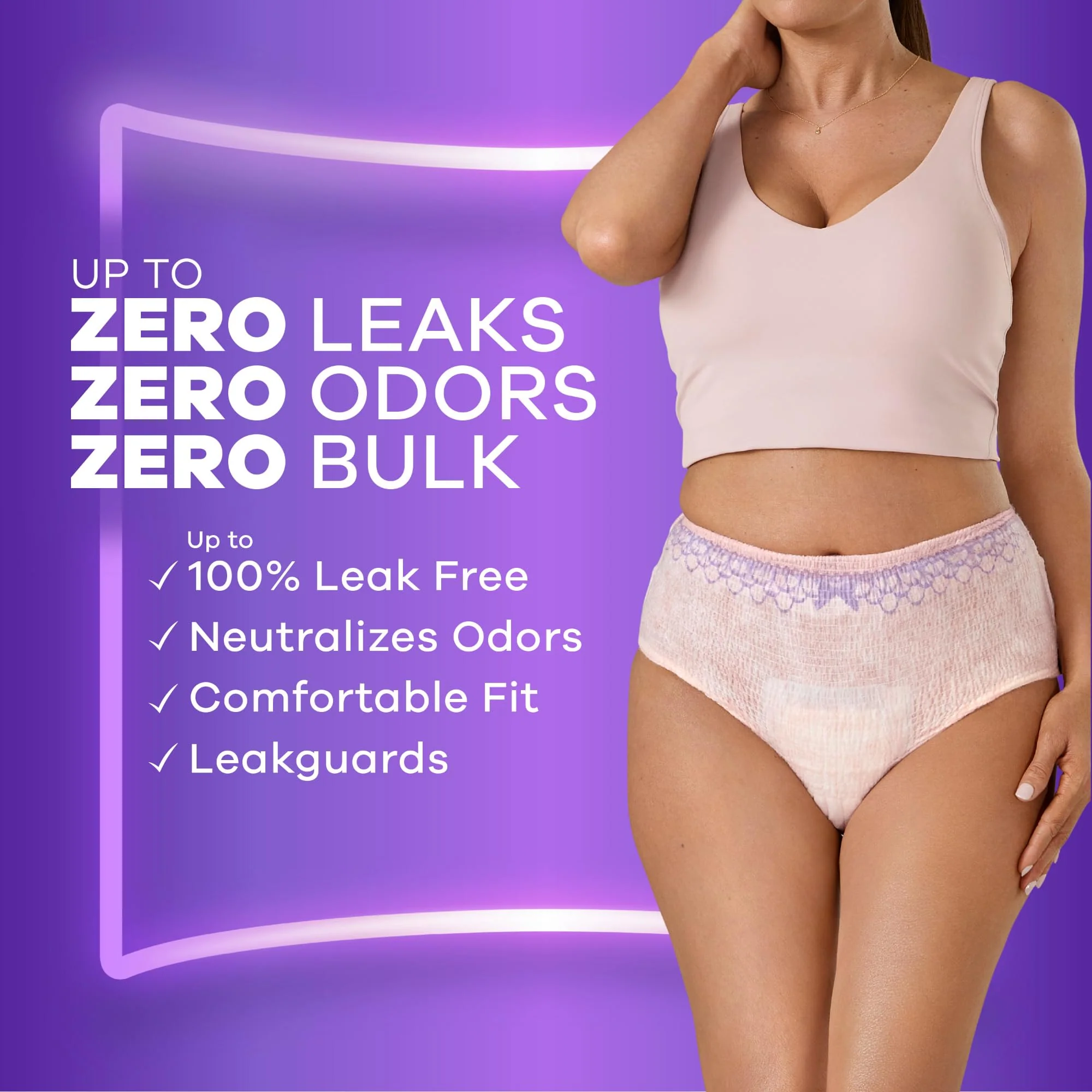 Always Discreet Adult Incontinence Underwear for Women and Postpartum Underwear, L, Up to 100% Bladder Leak Protection, 28 Count (Packaging May Vary) - Image 12