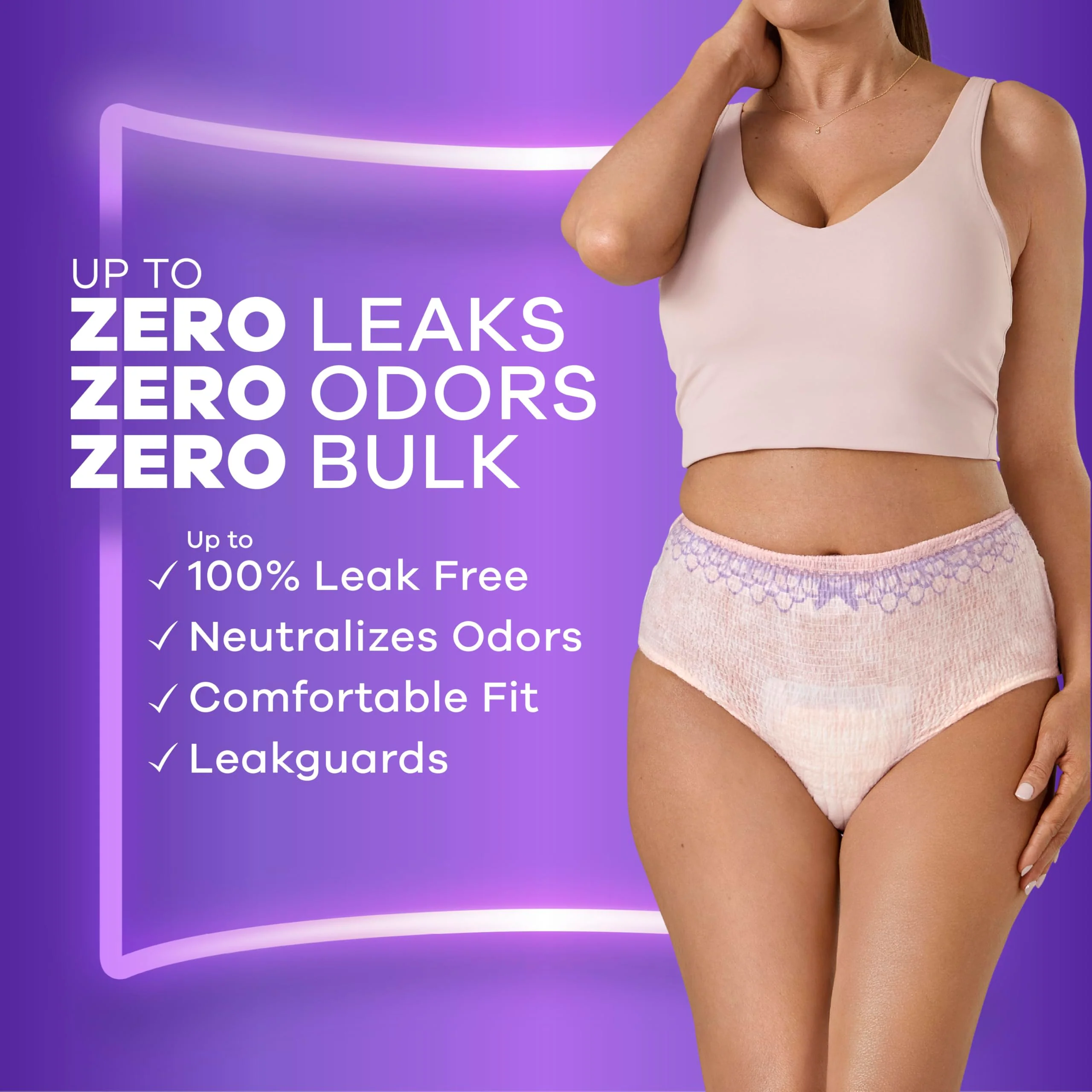 Always Discreet Adult Incontinence Underwear for Women and Postpartum Underwear, Large, Up to 100% Bladder Leak Protection, 28 Count - Image 13