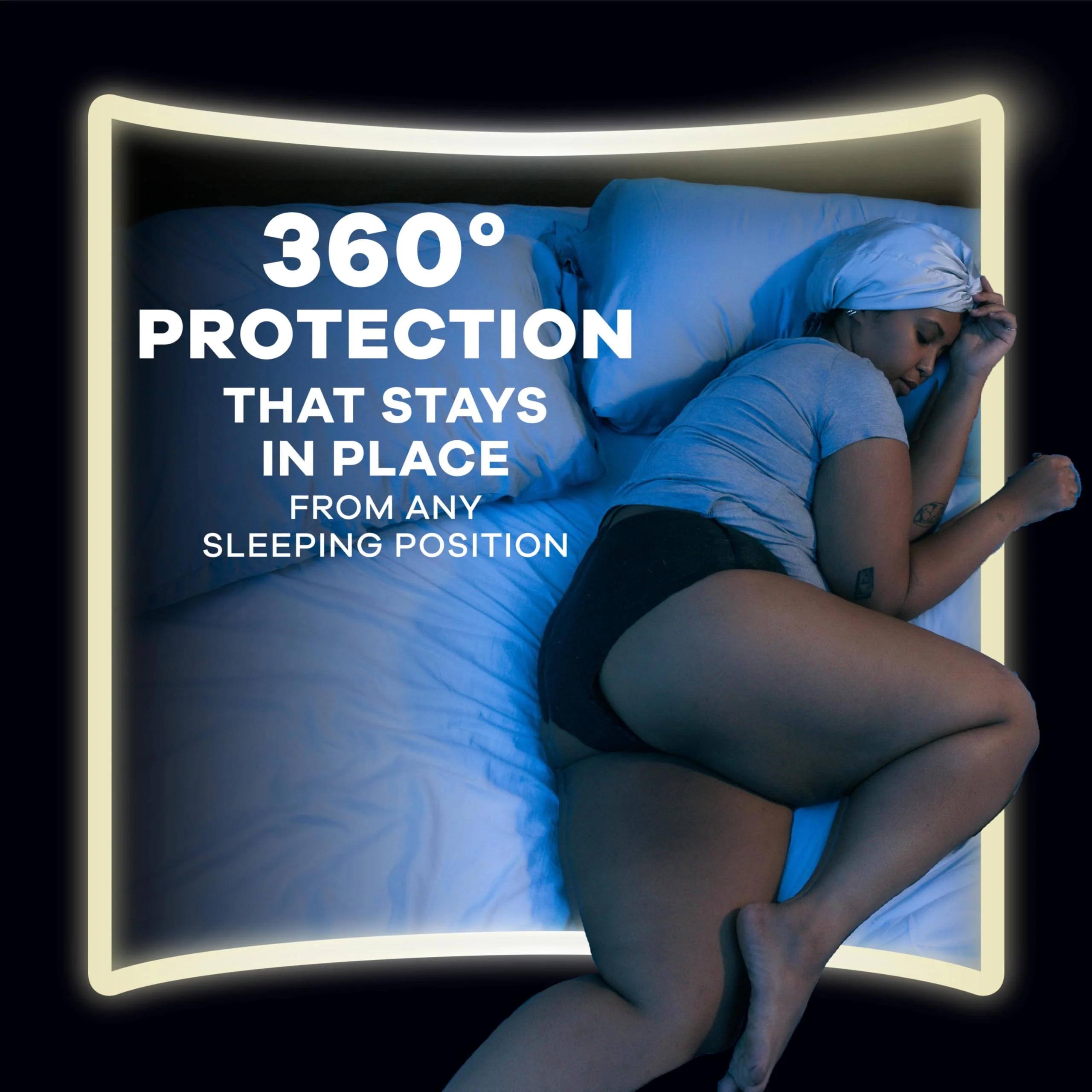 Always ZZZ Overnight Disposable Period Underwear for Women Extra Large/2LX, 360° Coverage for Worry-Free Nights, 14 Count (2 Packs of 7) - Image 5