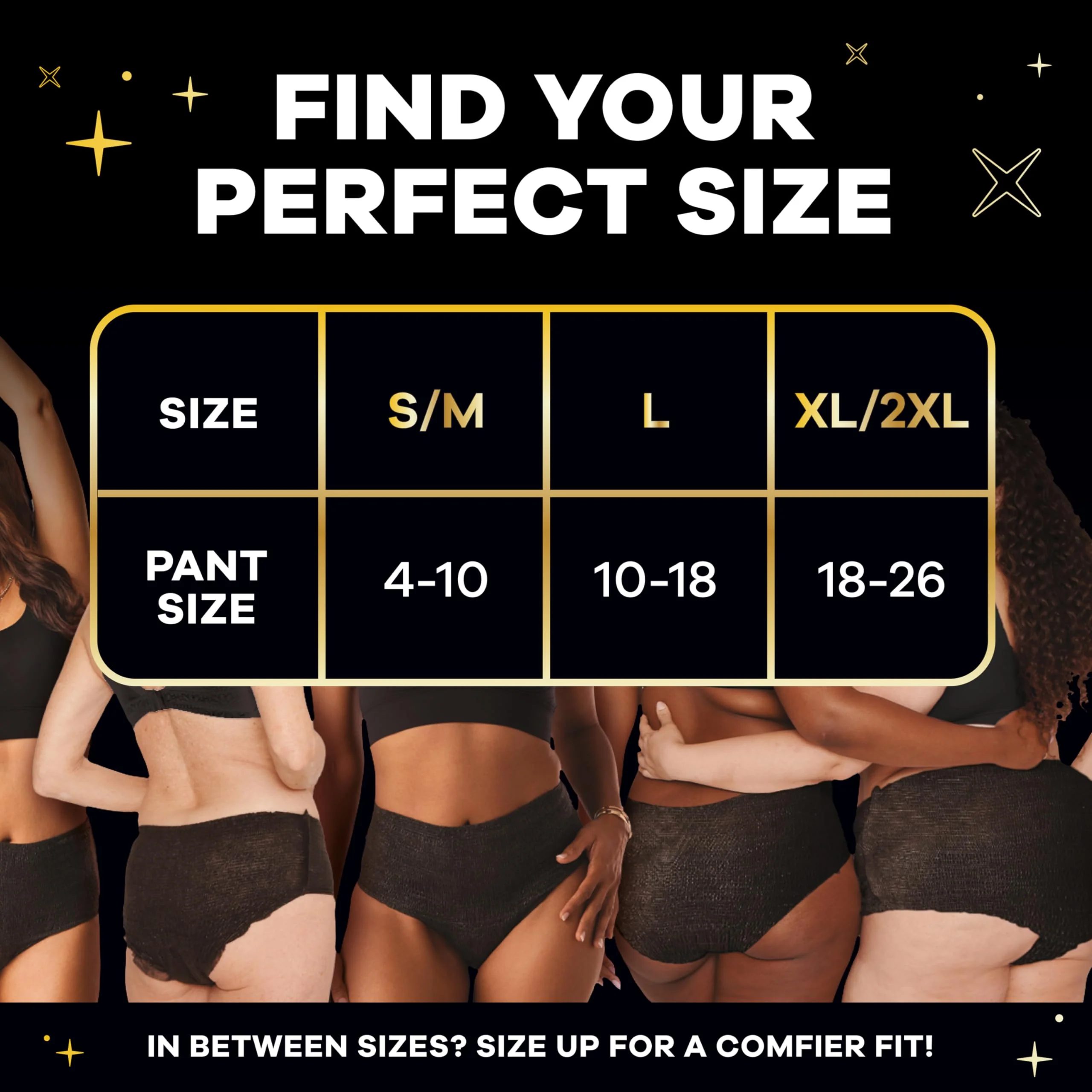 Always ZZZ Overnight Disposable Period Underwear for Women Small/Medium, 360° Coverage for Worry-Free Nights, 14 Count (2 Packs of 7) - Image 4