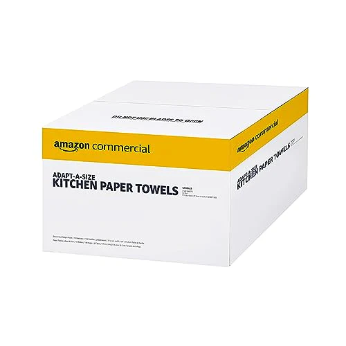 AmazonCommercial 2-Ply White Adapt-a-Size Kitchen Paper Towels (SOFI-054) | Bulk | Adapt-a-size | Individually Wrapped | FSC Certified |140 Towels per Roll (12 Rolls)(11 x 6 Sheet) - Image 7