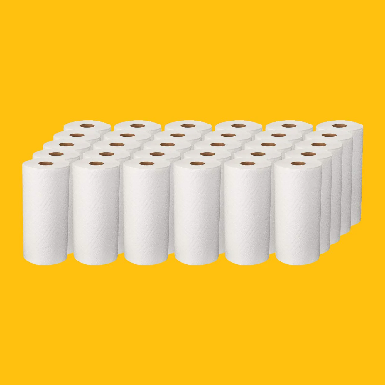AmazonCommercial 2-Ply White Adapt-a-Size Kitchen Paper Towels (SOFI-056) | Bulk | Adapt-a-size | Individually Wrapped | FSC Certified |140 Towels per Roll (30 Rolls)(11 x 6 Sheet) - Image 3