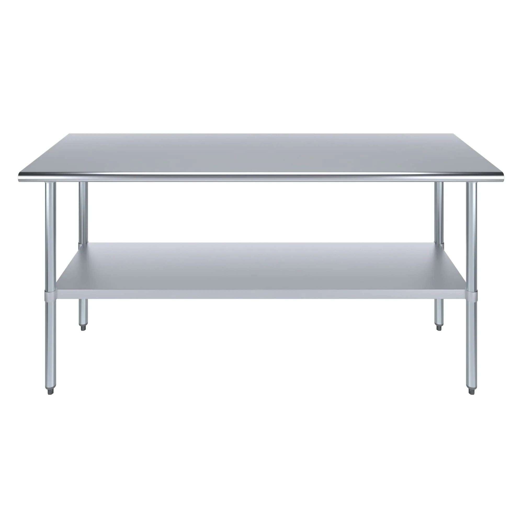 AmGood 24 in. x 72 in. Stainless Steel Work Table | Metal Kitchen Food Prep Table | NSF - Image 7