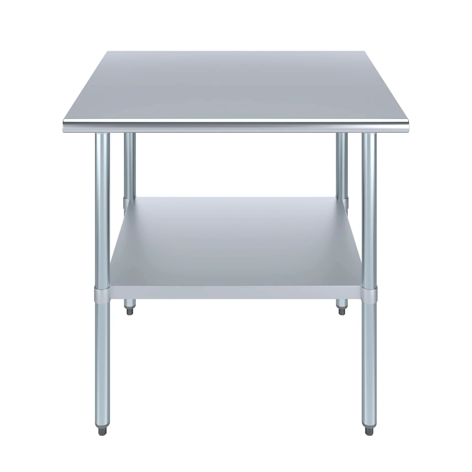 AmGood 30 in. x 36 in. Stainless Steel Work Table | Metal Kitchen Food Prep Table | NSF - Image 7