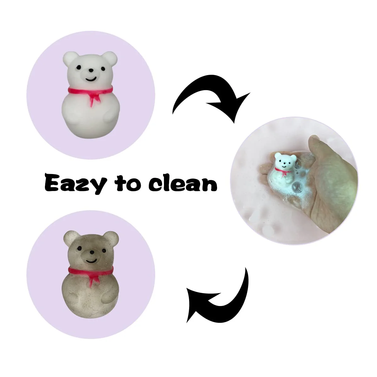 Anditoy 100 PCS Christmas Mochi Squishy Toys Squishies Christmas Toys for Kids Girls Boys Toddlers Christmas Party Favors Stocking Stuffers Gifts - Image 4