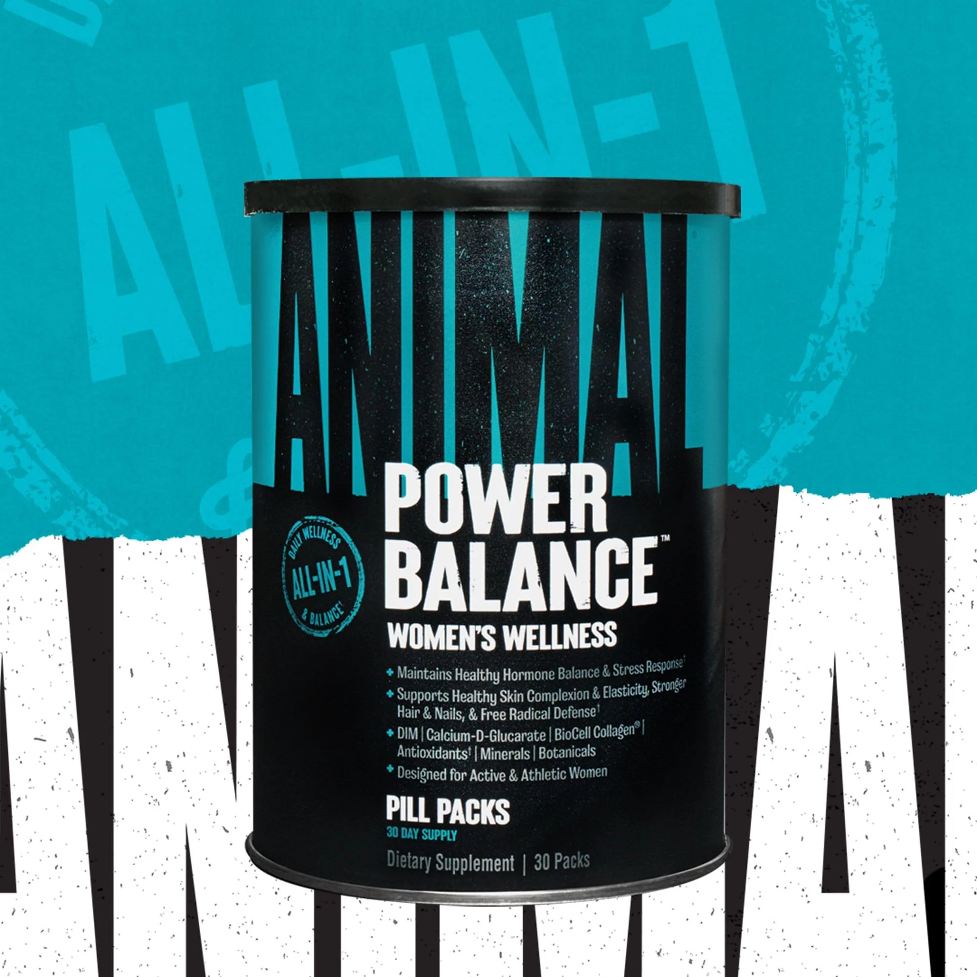 Animal Power Balance – Women's Alpha F Comprehensive Formula – Supports Hormonal Balance, Complexion, Hair, Nails, Mood and Stress, Intestinal Health, & Bone and Joint Health – 30 Packs - Image 7