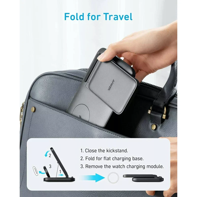 Anker Foldable 3-in-1 Wireless Charging Station - Image 3