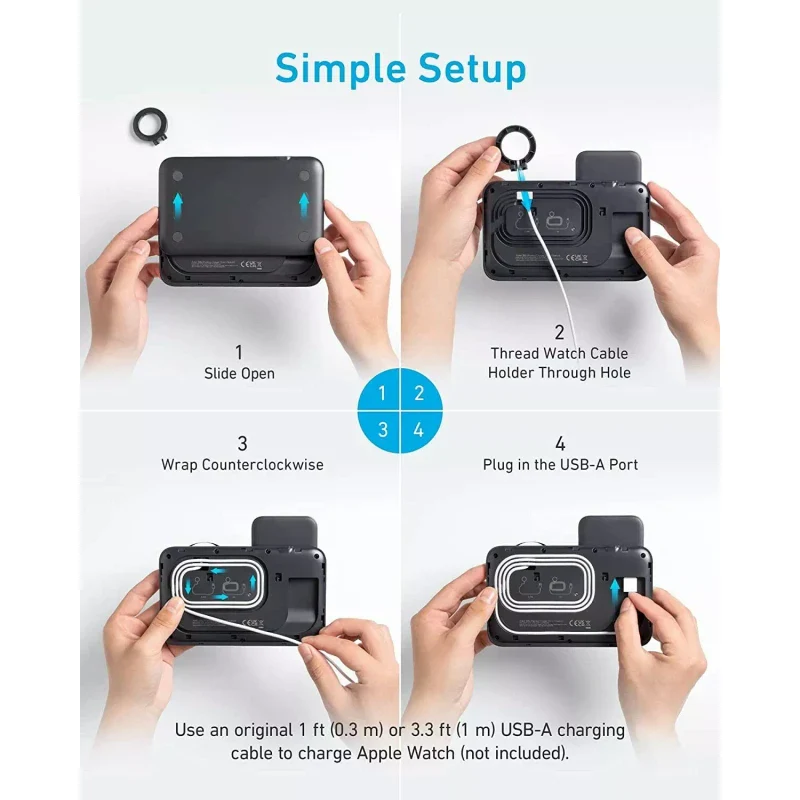 Anker Foldable 3-in-1 Wireless Charging Station - Image 4