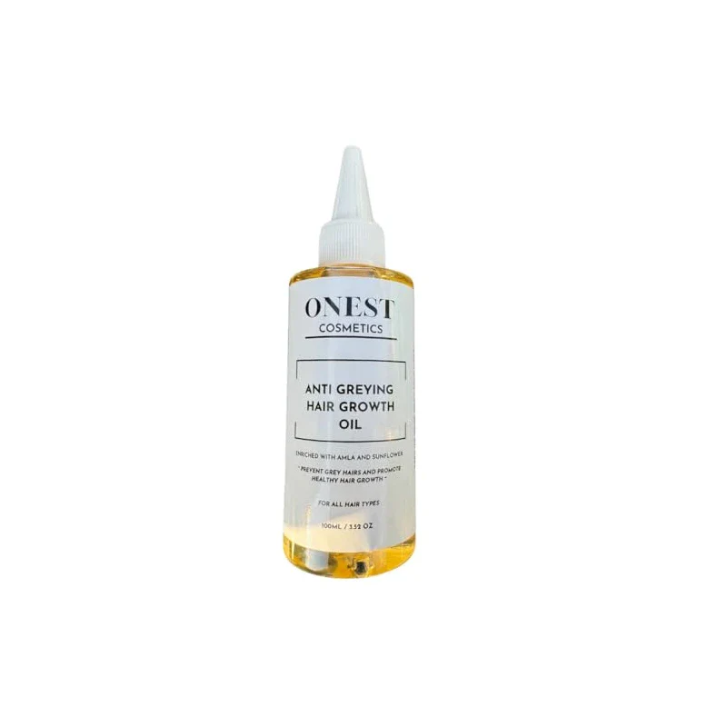 Anti Greying Hair Growth Oil, 100% Organic unisex Natural Hair Oil For Grey Hair, Hair growth and abnormal Ageing of hair - Image 2