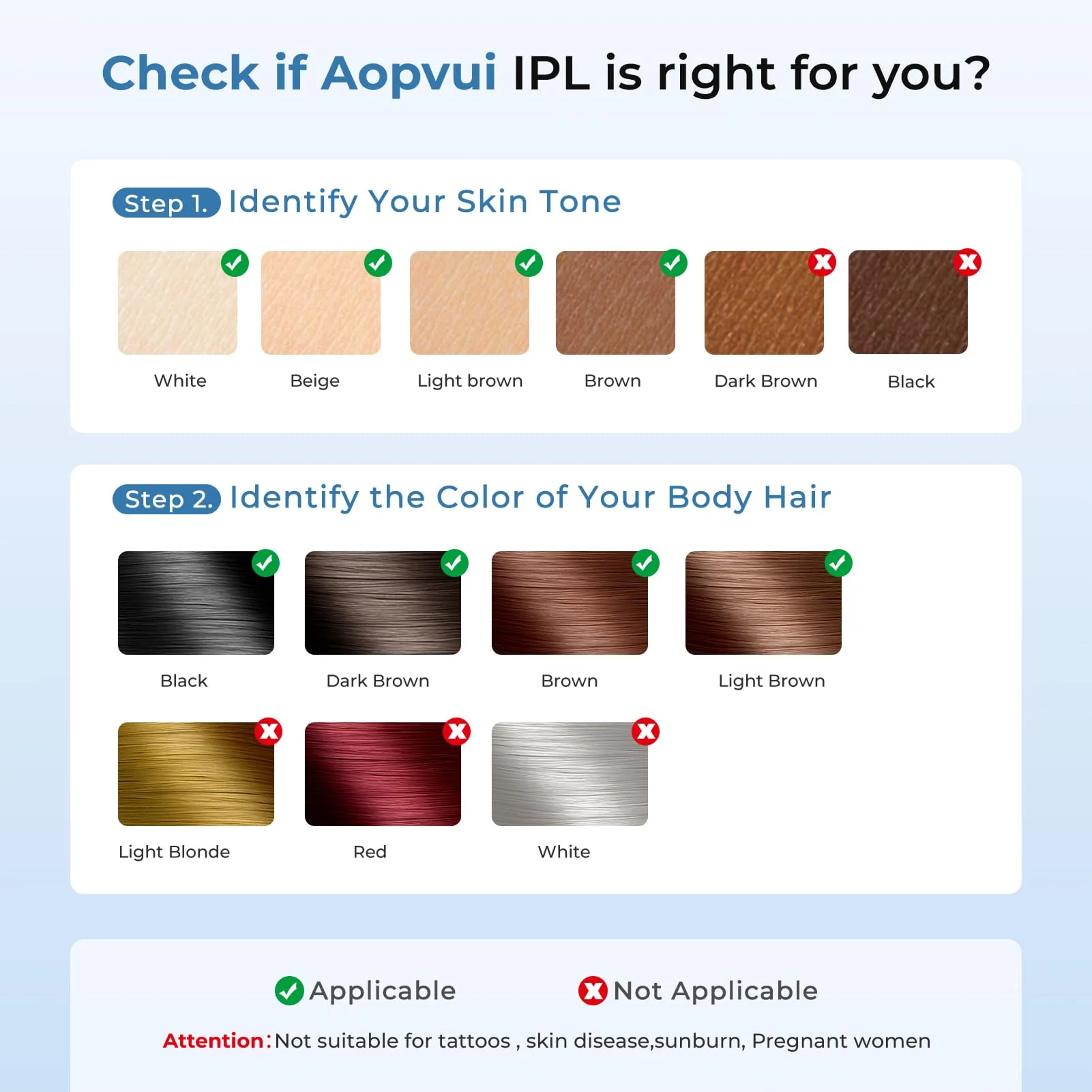 Aopvui Laser Hair Removal for Women and Men, IPL Permanent At Home Hair Removal Device with 5°C Ice Cooling Function, 999,990+ Flashes Painless Hair Removal for Face,Armpits, Legs, Arms, Bikini Line - Image 3