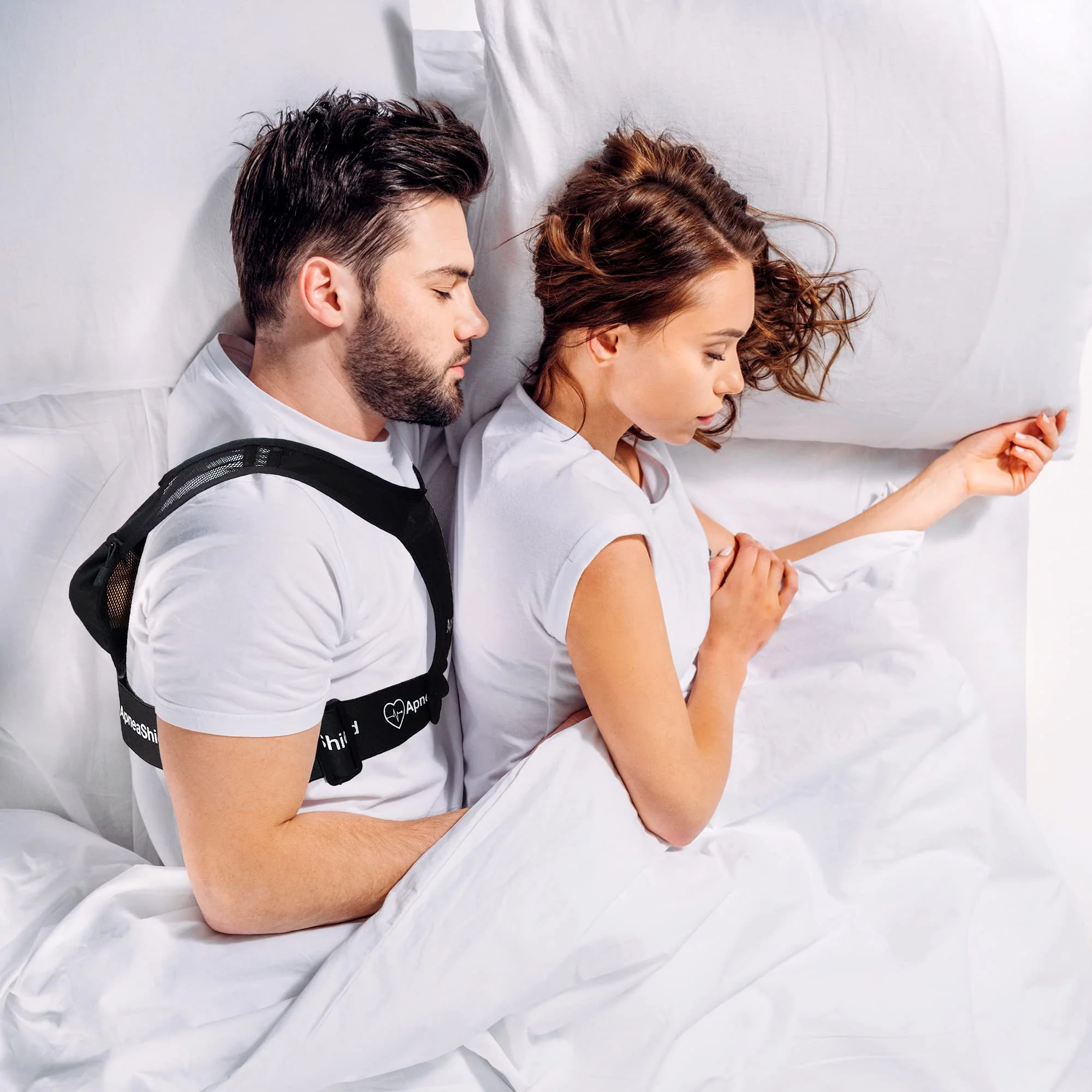 ApneaShield Sleep Position Trainer for Sleeping On Your Side | Side Sleep Trainer | Snore Stopper | Anti Snoring Device | Lightweight, Comfortable, Effective in Reducing Supine Sleep Time - Image 2