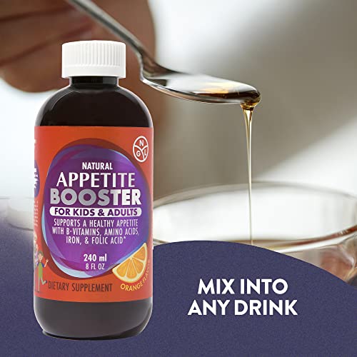 Appetite Booster Weight Gain Stimulant Supplement Eat More for Underweight Kids & Adults Fortified with Vitamins B1,B2,B3,B5,B6,B12, Folic Acid , Iron, Zinc, Amino Acids, Flax Seed Oil - Image 4