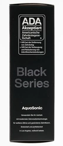 Aquasonic Black Series Ultra Whitening Toothbrush – ADA Accepted Electric Toothbrush- 8 Brush Heads & Travel Case – 40,000 VPM Electric Motor & Wireless Charging - 4 Modes w Smart Timer - Image 4