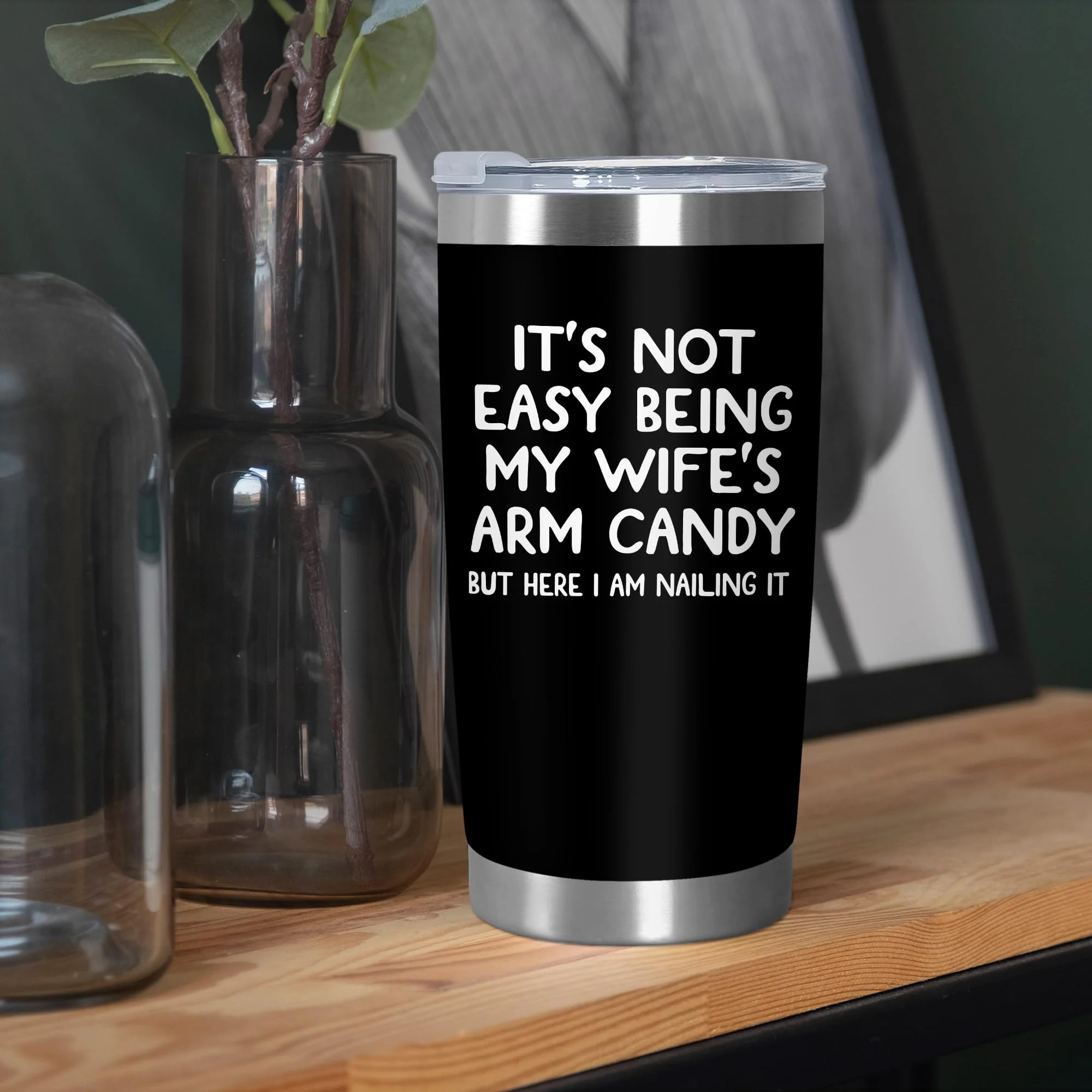 ARVEXO Christmas Birthday Gifts For Husband from Wife - 20 oz Stainless Steel Insulated Coffee Tumbler with Lid - Anniversary Wedding Gifts Gifts for Him Men Husband from Wife, Presents for Men - Image 4