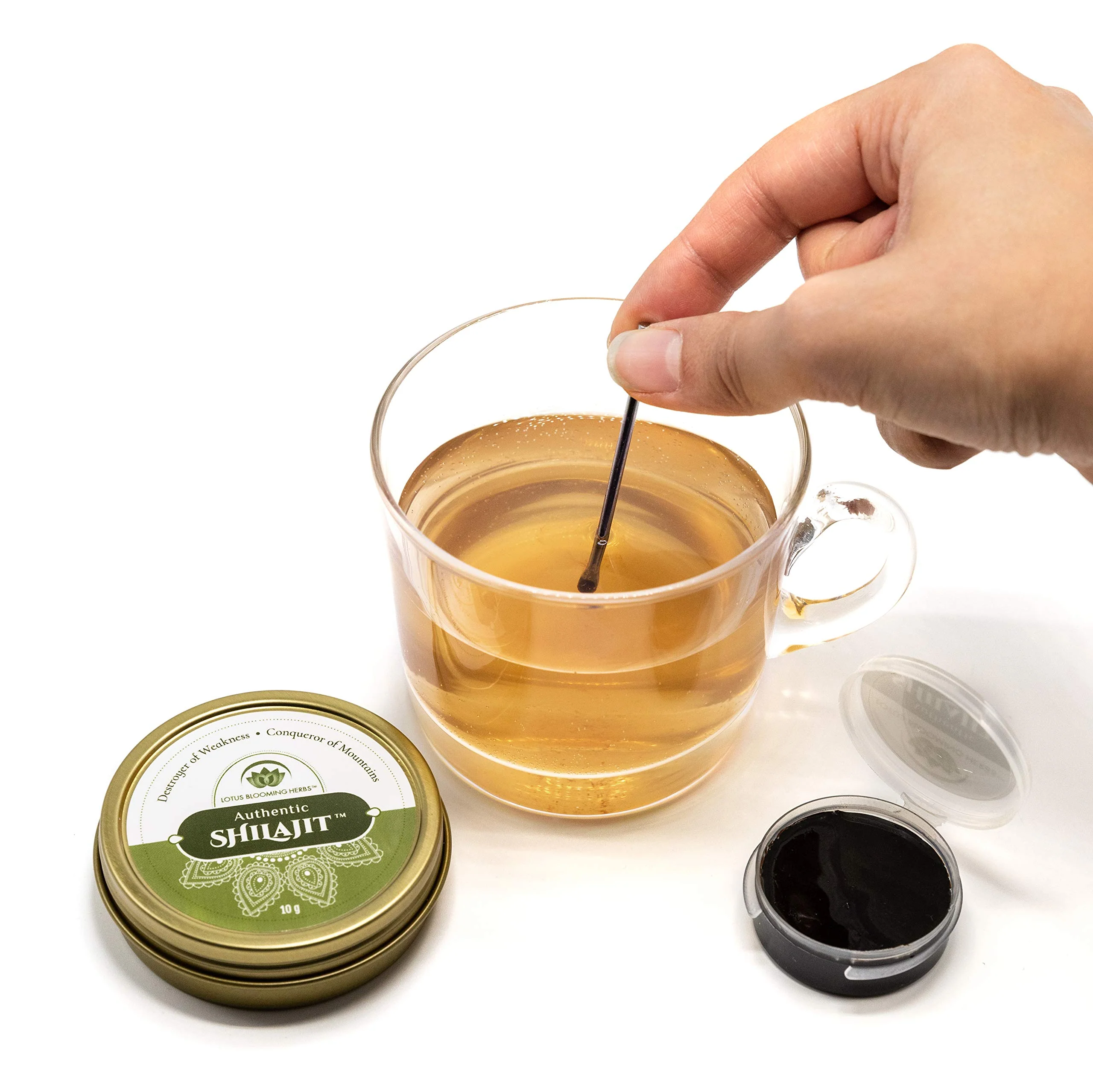 Authentic Shilajit – 100% Pure Gold Grade Himalayan Shilajit Resin with Fulvic Acid & Trace Minerals | Supports Healthy Energy, Stamina & Strength | Lotus Blooming Herbs | 10 Grams - Image 5