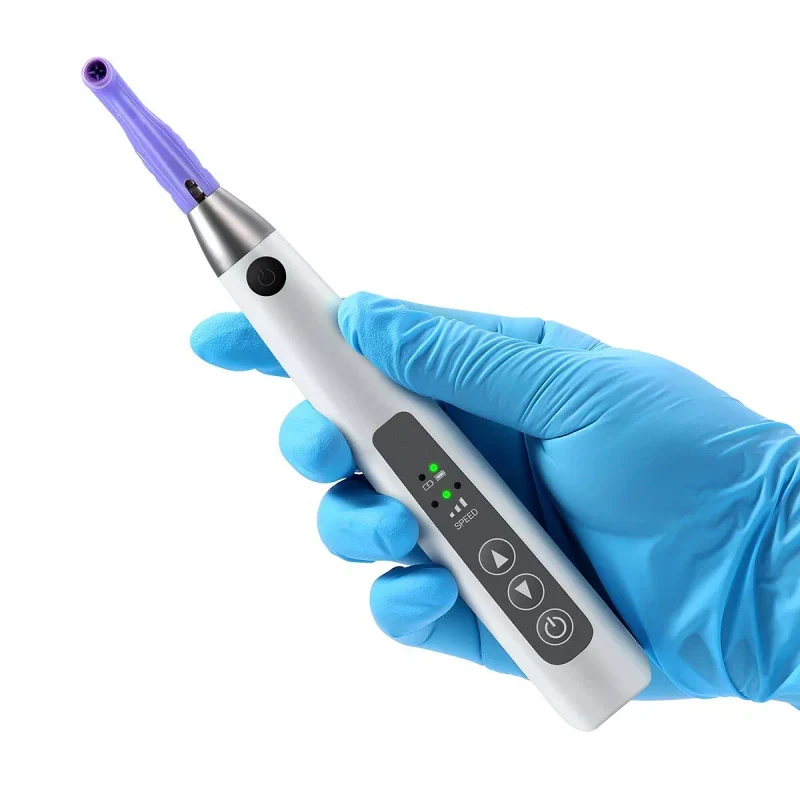 AZDENT Dental Cordless Hygiene Prophy Polishing Handpiece With 2Pcs Prophy Angles - Image 13